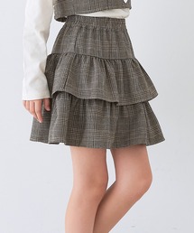 キッズ　フリルミニスカート