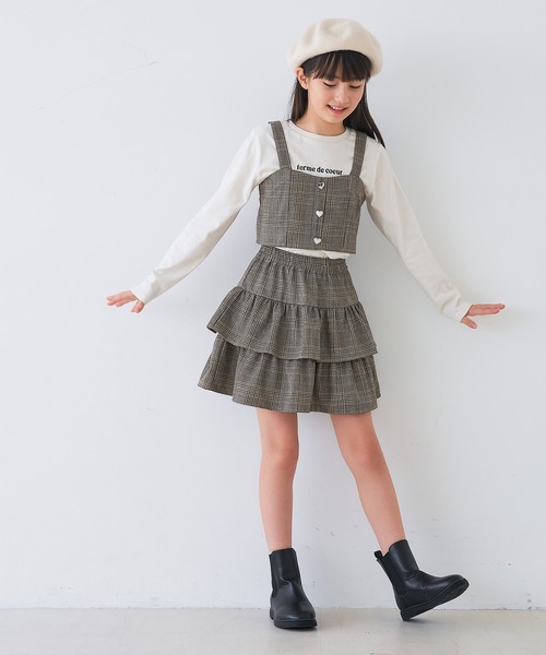 coca(coca)(コカ)の「キッズ フリルミニスカート(スカート・キッズ・ブルー/A・120/150/140/130)」の7枚目の写真