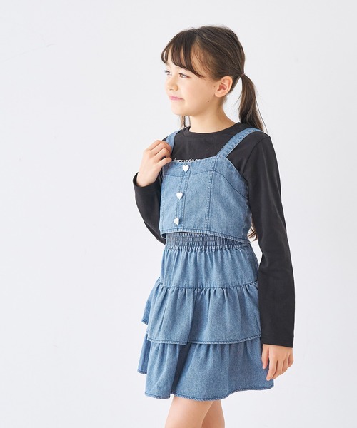 coca(coca)(コカ)の「キッズ フリルミニスカート(スカート・キッズ・ブルー/A・120/150/140/130)」の10枚目の写真