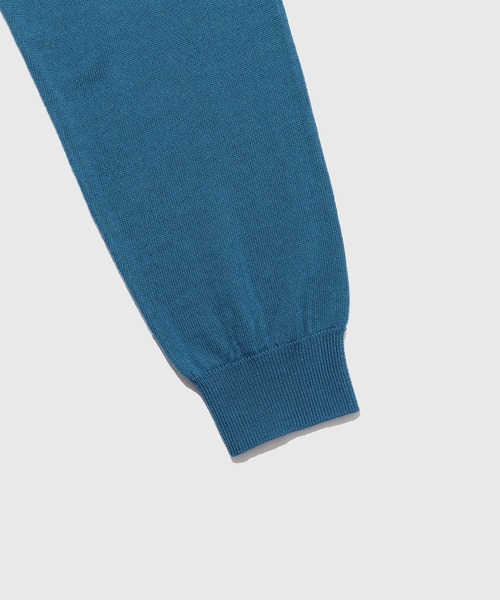 ADAM ET ROPE'（アダムエロペ）の「ウォッシャブル ハイゲージニット プルオーバー（ニット/セーター・メンズ・ブラウン系その他3/ブルー系その他4/ブラック・M/L）」の8枚目の写真