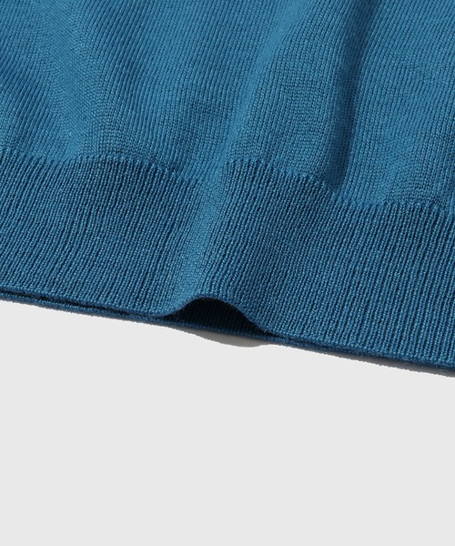 ADAM ET ROPE'（アダムエロペ）の「ウォッシャブル ハイゲージニット プルオーバー（ニット/セーター・メンズ・ブラウン系その他3/ブルー系その他4/ブラック・M/L）」の10枚目の写真