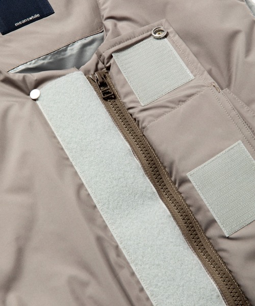 meanswhile(ミーンズワイル)の「Padding Body Armor Vest(ベスト・メンズ・グレー・2(M))」の6枚目の写真