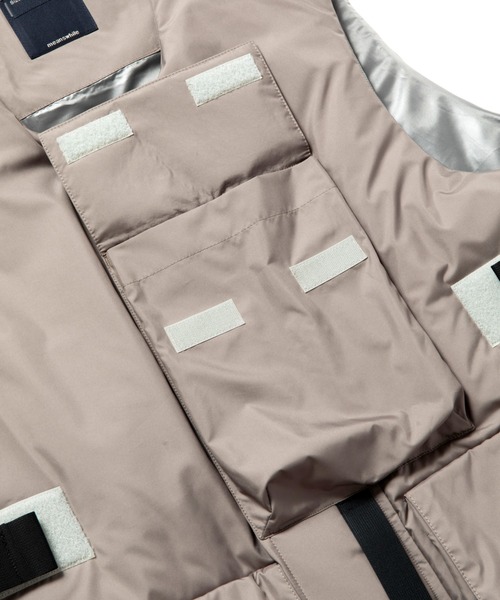 meanswhile(ミーンズワイル)の「Padding Body Armor Vest(ベスト・メンズ・グレー・2(M))」の4枚目の写真
