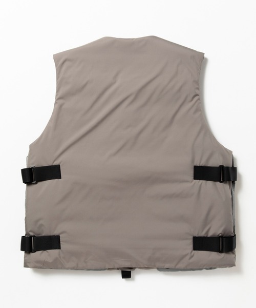 meanswhile(ミーンズワイル)の「Padding Body Armor Vest(ベスト・メンズ・グレー・2(M))」の2枚目の写真