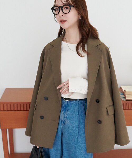 Wブレストテーラードジャケット（テーラードジャケット）｜DISCOAT