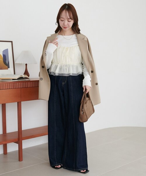 Wブレストテーラードジャケット M Discoat Discoat（ディスコート） ジャケット テーラードジャケット 「WEB限定