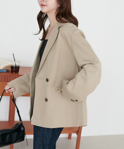 Wブレストテーラードジャケット（テーラードジャケット）｜DISCOAT