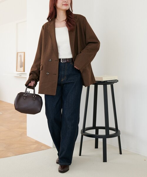 Wブレストテーラードジャケット（テーラードジャケット