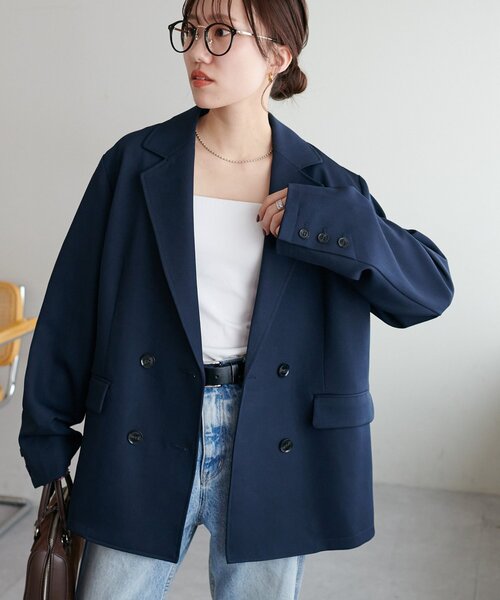 Wブレストテーラードジャケット（テーラードジャケット）｜DISCOAT