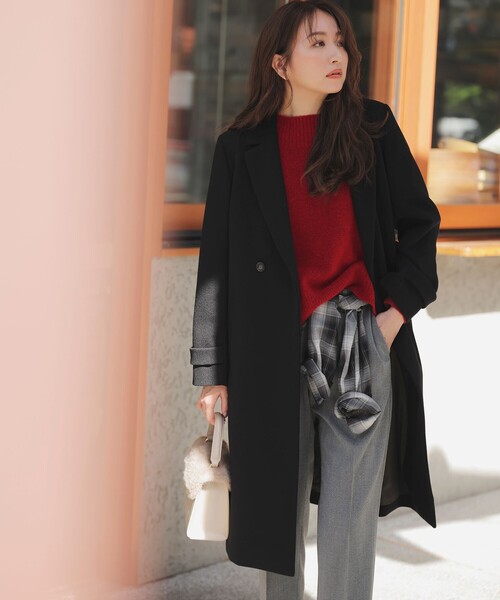 ウールライクロング チェスターコート（チェスターコート）｜ANY SIS