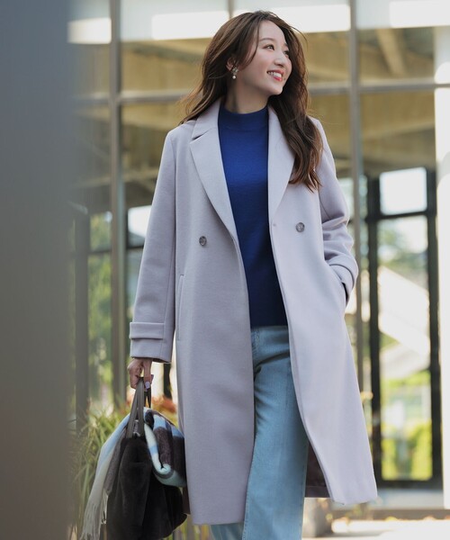 ウールライクロング チェスターコート（チェスターコート）｜ANY SIS