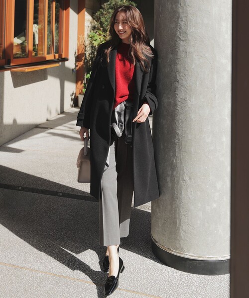 セール】ウールライクロング チェスターコート（チェスターコート