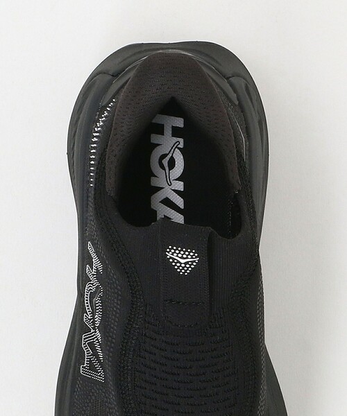 専用ＨＯＫA黒スニーカー24.5cm FREAK'S STORE スニーカー HOKA/ホカ Skyward Laceless「23.5cm