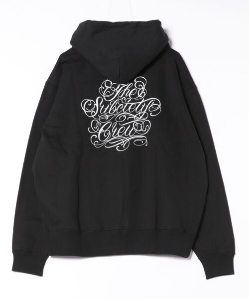 Subciety（サブサエティ）の「Club zip hoodie（パーカー・メンズ・ブラック×ホワイト/グレー/ネイビー/ブラック×ピンク・X-SMALL/SMALL/MEDIUM/LARGE/X-LARGE/XX-LARGE）」の10枚目の写真