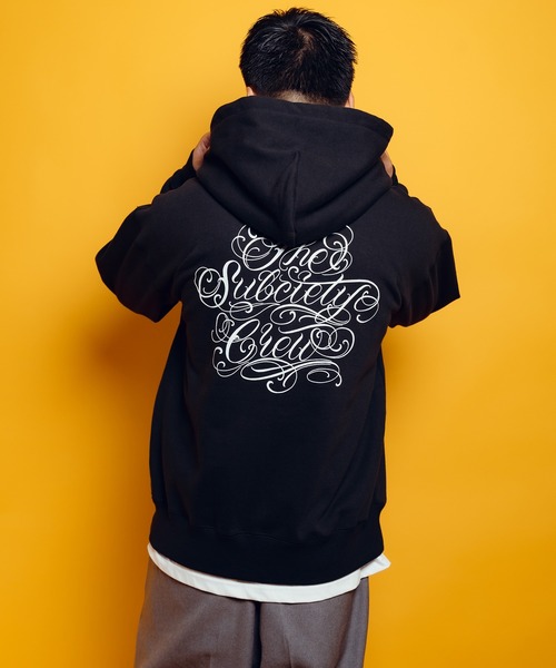 Subciety（サブサエティ）の「Club zip hoodie（パーカー・メンズ・ブラック×ホワイト/グレー/ネイビー/ブラック×ピンク・X-SMALL/SMALL/MEDIUM/LARGE/X-LARGE/XX-LARGE）」の18枚目の写真