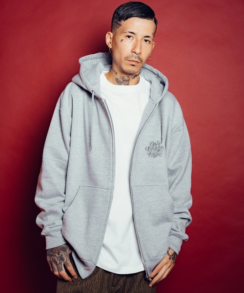 Subciety（サブサエティ）の「Club zip hoodie（パーカー・メンズ・ブラック×ホワイト/グレー/ネイビー/ブラック×ピンク・X-SMALL/SMALL/MEDIUM/LARGE/X-LARGE/XX-LARGE）」の8枚目の写真