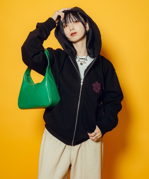 Subciety(サブサエティ)の「Club zip hoodie(ベスト・メンズ・ネイビー/ブラック×ホワイト/グレー/ブラック×ピンク・X-SMALL/X-LARGE/LARGE/MEDIUM/SMALL/XX-LARGE)」の22枚目の写真