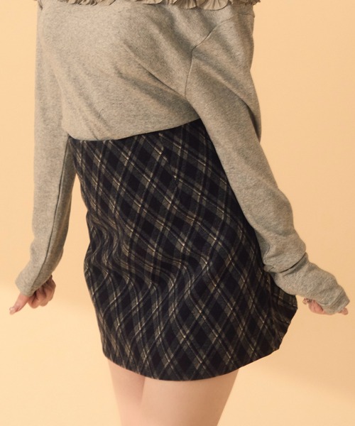 セール】チェック柄タイトスカート（スカート）｜TITTY&CO.（ティ