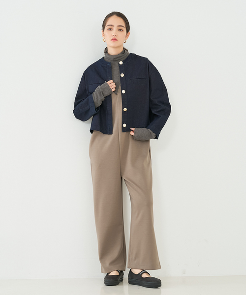 collex（コレックス）の「ストレッチデニムジャケット（デニムジャケット・レディース・インディゴブルー・フリー）」の14枚目の写真