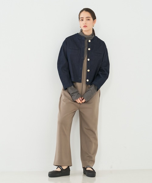 collex（コレックス）の「ストレッチデニムジャケット（デニムジャケット・レディース・インディゴブルー・フリー）」の12枚目の写真