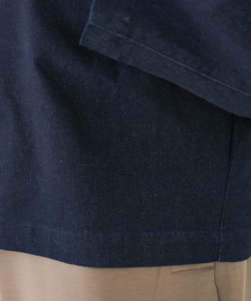collex（コレックス）の「ストレッチデニムジャケット（デニムジャケット・レディース・インディゴブルー・フリー）」の4枚目の写真