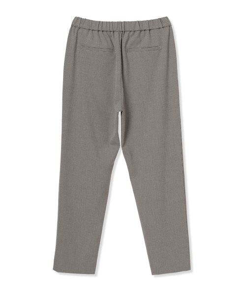 Petit Honfleur(プチオンフルール)の「【すご楽】ストレッチテーパードパンツ【イエロー・千鳥柄・ウエストゴム・通年素材】(その他パンツ・レディース・ベージュ/イエロー・M/L)」の4枚目の写真