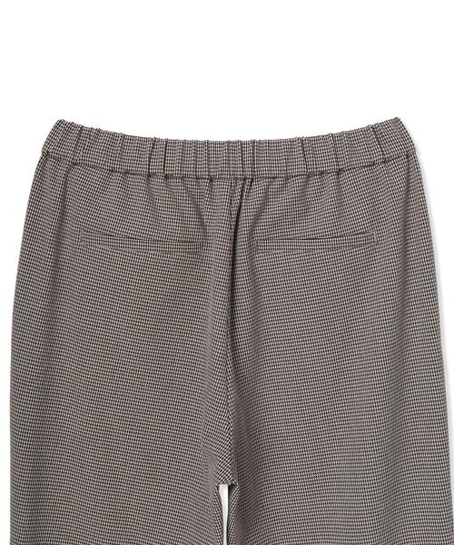 Petit Honfleur(プチオンフルール)の「【すご楽】ストレッチテーパードパンツ【イエロー・千鳥柄・ウエストゴム・通年素材】(その他パンツ・レディース・ベージュ/イエロー・M/L)」の6枚目の写真