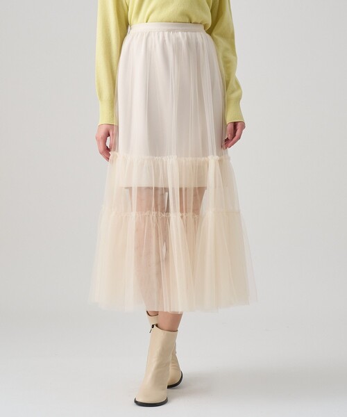 セール】チュールティアード スカート（スカート）｜ANAYI（アナイ）の