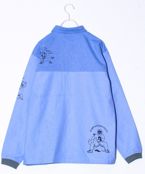 FREDY MAC（フレディーマック）の「【Duckster/ダックスター】プロレスコミックシャツ（シャツ/ブラウス・メンズ・オフホワイト/ホワイト系その他4/ブルー系その他3・M/L）」の5枚目の写真