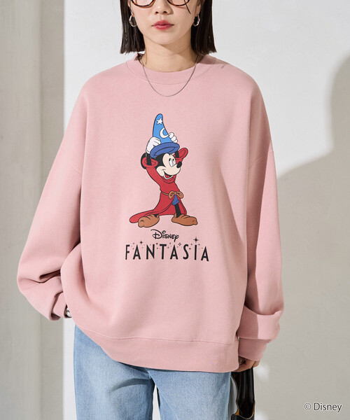 新品タグ付き　ファンタジアアブリーチ ミッキーデニムジャケット デザインデニムジャケット - ダークブラウン／ミッキーマウス