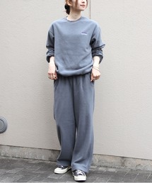 STEPS（ステップス）の「THOUSAND MILE/サウザンドマイル　クルーネックロングスリーブTEE＆ロングパンツ セットアップ　CREWNECK LONG SLEEVE TEE&PANTS SET（セットアップ）」