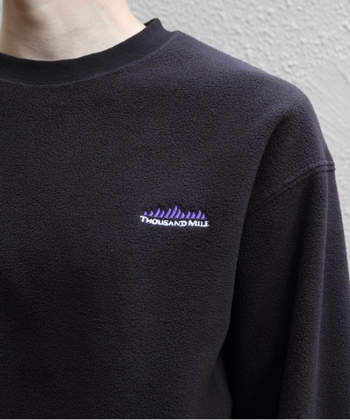 THOUSAND MILE（サウザンドマイル）の「THOUSAND MILE/サウザンドマイル　クルーネックロングスリーブTEE＆ロングパンツ セットアップ　CREWNECK LONG SLEEVE TEE&PANTS SET（セットアップ・メンズ・オリーブ/ブラック/チャコールグレー・L/M/S）」の6枚目の写真