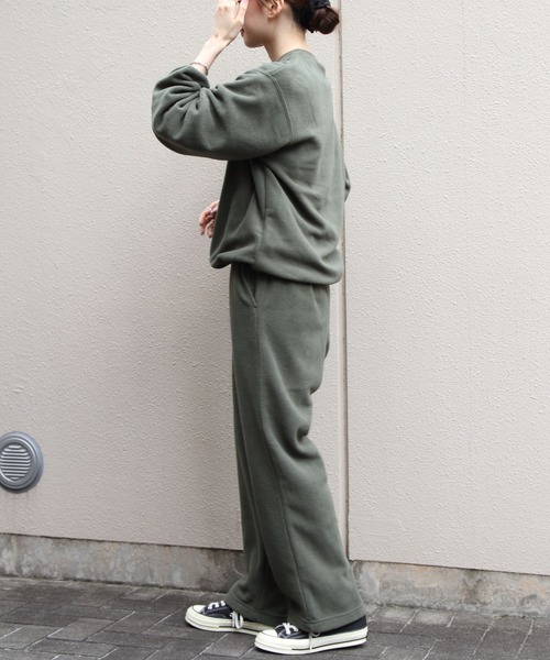 THOUSAND MILE（サウザンドマイル）の「THOUSAND MILE/サウザンドマイル　クルーネックロングスリーブTEE＆ロングパンツ セットアップ　CREWNECK LONG SLEEVE TEE&PANTS SET（セットアップ・メンズ・オリーブ/ブラック/チャコールグレー・L/M/S）」の18枚目の写真