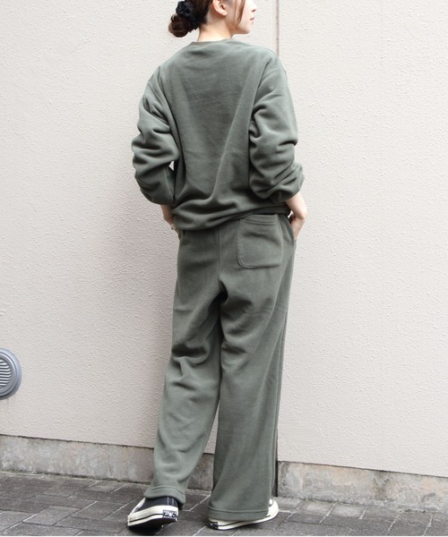 THOUSAND MILE（サウザンドマイル）の「THOUSAND MILE/サウザンドマイル　クルーネックロングスリーブTEE＆ロングパンツ セットアップ　CREWNECK LONG SLEEVE TEE&PANTS SET（セットアップ・メンズ・オリーブ/ブラック/チャコールグレー・L/M/S）」の19枚目の写真