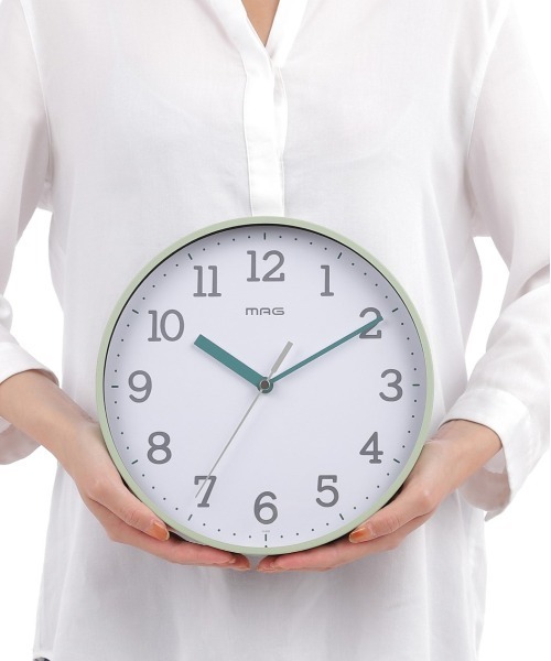その他セレクト（ソノタセレクト）の「MAG掛時計ガレット（掛け時計・レディース・ベージュ/グリーン/グレー・FREE）」の5枚目の写真
