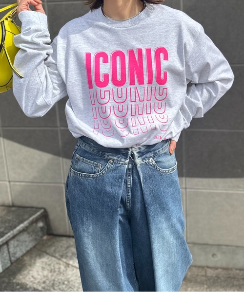 mi via loca(ミヴィアロカ)の「【GILDAN】ICONICロゴロンT(Tシャツ/カットソー・レディース・ブラック/ナチュラル/レッド/オートミール・X-LARGE/MEDIUM)」の8枚目の写真