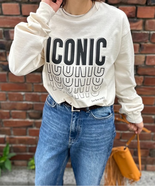 mi via loca(ミヴィアロカ)の「【GILDAN】ICONICロゴロンT(Tシャツ/カットソー・レディース・ブラック/ナチュラル/レッド/オートミール・X-LARGE/MEDIUM)」の17枚目の写真