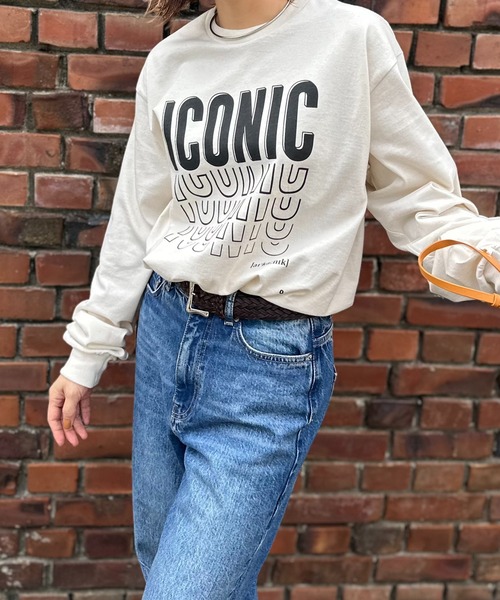 mi via loca(ミヴィアロカ)の「【GILDAN】ICONICロゴロンT(Tシャツ/カットソー・レディース・ブラック/ナチュラル/レッド/オートミール・X-LARGE/MEDIUM)」の21枚目の写真