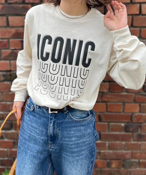 mi via loca(ミヴィアロカ)の「【GILDAN】ICONICロゴロンT(Tシャツ/カットソー・レディース・ブラック/ナチュラル/レッド/オートミール・X-LARGE/MEDIUM)」の20枚目の写真