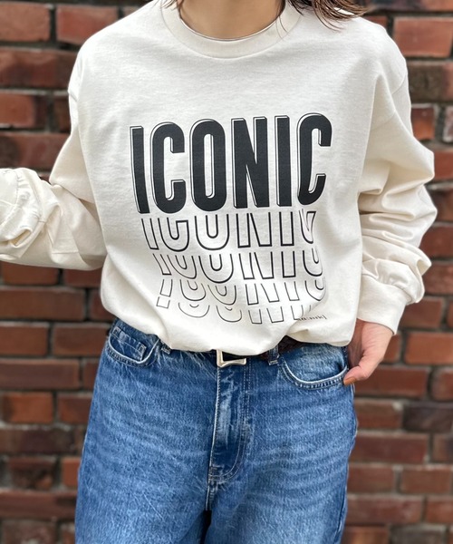 mi via loca(ミヴィアロカ)の「【GILDAN】ICONICロゴロンT(Tシャツ/カットソー・レディース・ブラック/ナチュラル/レッド/オートミール・X-LARGE/MEDIUM)」の19枚目の写真