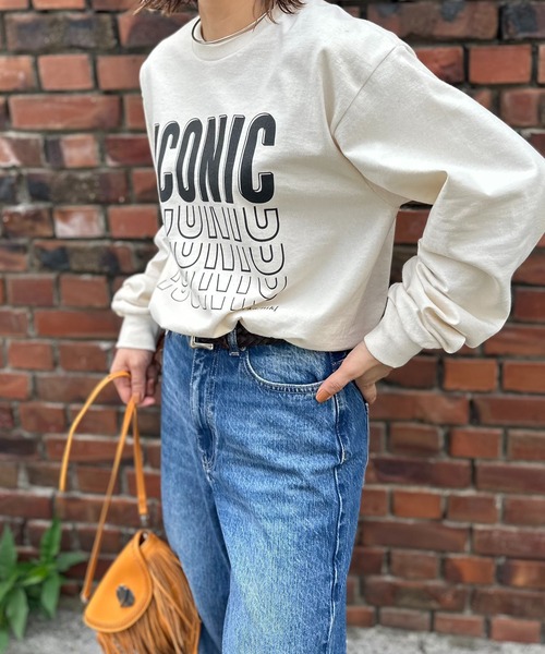 mi via loca(ミヴィアロカ)の「【GILDAN】ICONICロゴロンT(Tシャツ/カットソー・レディース・ブラック/ナチュラル/レッド/オートミール・X-LARGE/MEDIUM)」の22枚目の写真