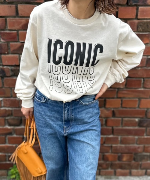 mi via loca(ミヴィアロカ)の「【GILDAN】ICONICロゴロンT(Tシャツ/カットソー・レディース・ブラック/ナチュラル/レッド/オートミール・X-LARGE/MEDIUM)」の18枚目の写真