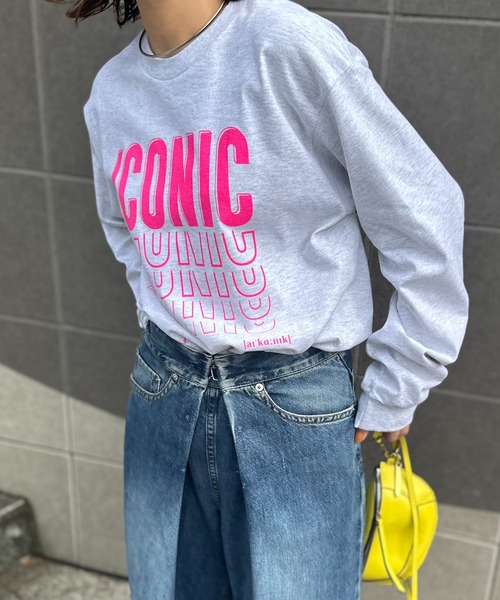 mi via loca(ミヴィアロカ)の「【GILDAN】ICONICロゴロンT(Tシャツ/カットソー・レディース・ブラック/ナチュラル/レッド/オートミール・X-LARGE/MEDIUM)」の10枚目の写真