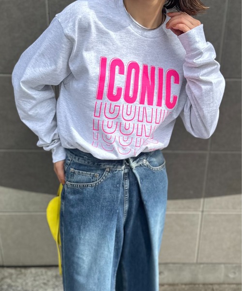 mi via loca(ミヴィアロカ)の「【GILDAN】ICONICロゴロンT(Tシャツ/カットソー・レディース・ブラック/ナチュラル/レッド/オートミール・X-LARGE/MEDIUM)」の7枚目の写真
