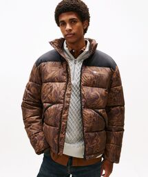 新品未使用  JEANSトミージーンズダウンジャケットXLブラウン茶色 TOMMY HILFIGER｜トミー ヒルフィガーのジャケット/アウター（ブラウン