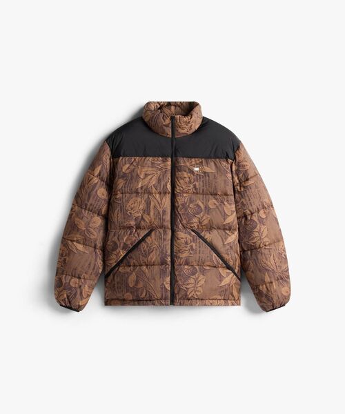 tommy jeans（トミー ジーンズ）の「オールオーバープリントパッファジャケット（ダウンジャケット/コート・メンズ・ブラウン系その他/オレンジ系その他3・LARGE/X-LARGE/MEDIUM/SMALL）」の4枚目の写真