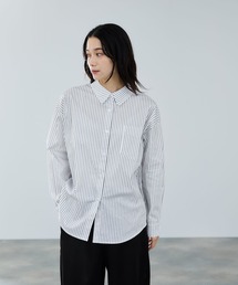 milli de l'air オーセンティックストライプシャツ