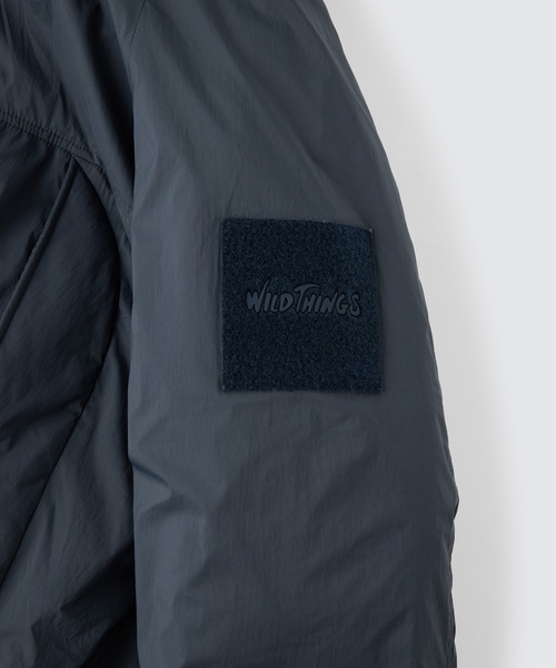 WILD THINGS（ワイルドシングス）の「【WILD THINGS】MONSTER PARKA WT252-10（ミリタリージャケット・メンズ・ブラック/カーキ/ブルー・S/M/L/XL）」の13枚目の写真