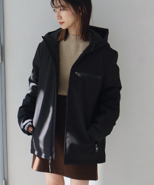 Calvin Klein(カルバン・クライン)の「【Calvin Klein/カルバンクライン】Hooded Stretch Jacket/中綿 フーデット ストレッチジャケット(その他アウター・メンズ・ブラック・M/L/S)」の4枚目の写真