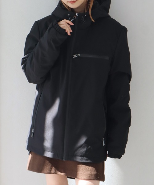 Calvin Klein(カルバン・クライン)の「【Calvin Klein/カルバンクライン】Hooded Stretch Jacket/中綿 フーデット ストレッチジャケット(その他アウター・メンズ・ブラック・M/L/S)」の5枚目の写真